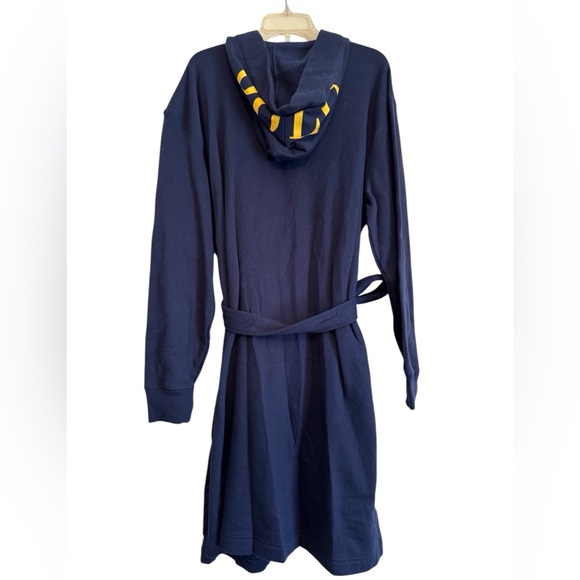 Polo Ralph Lauren Navy Blue Men's Robe With Hood - Picture 4 of 4